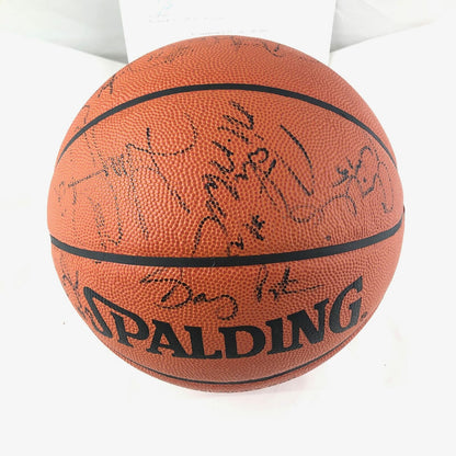 1997-98 Seattle Supersonics Team Signed Basketball PSA/DNA Autographed