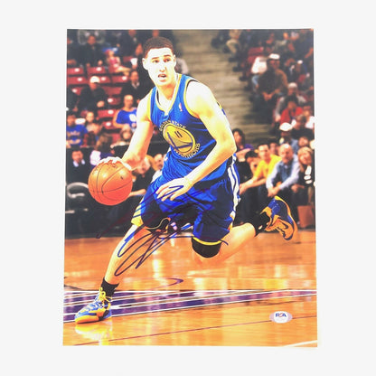 Klay Thompson signed 11x14 photo PSA/DNA Golden State Warriors Autographed