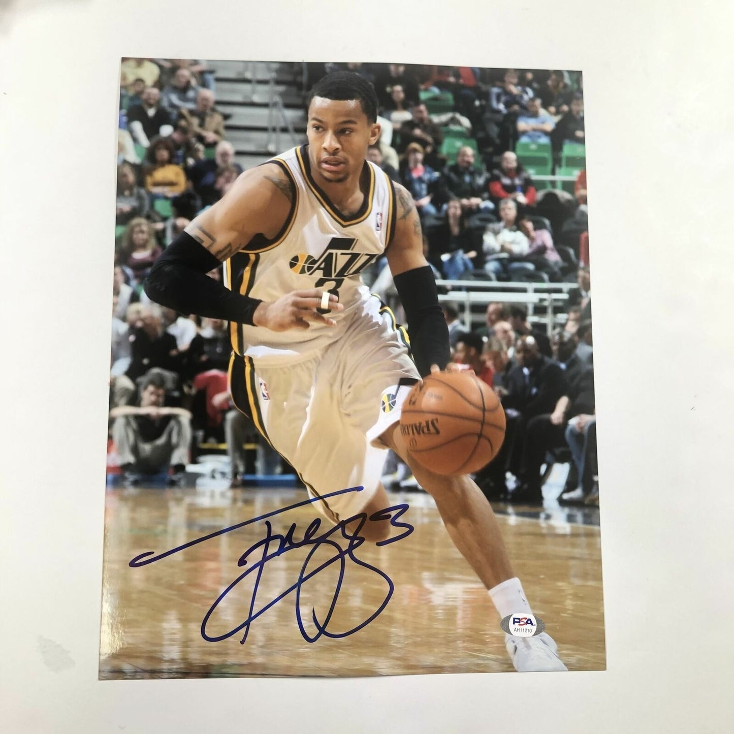 Trey Burke signed 11x14 photo PSA/DNA Michigan Jazz 76ers Autographed