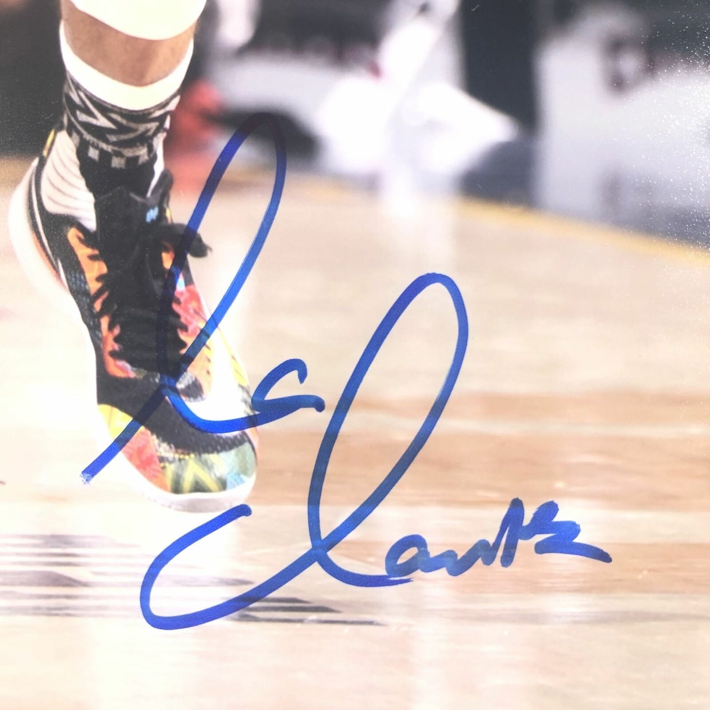 Ian Clark signed 11x14 photo PSA/DNA Golden State Warriors Autographed