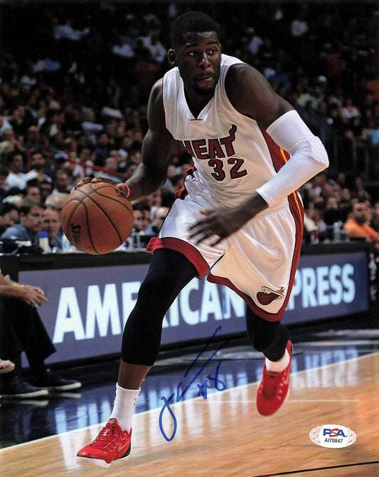 James Ennis signed 8x10 photo PSA/DNA Miami Heat Autographed