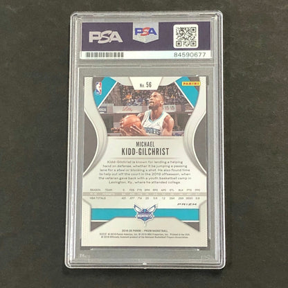 2019-20 Panini Prizm #56 Michael Kidd-Gilchrist Signed Card AUTO PSA Slabbed Hor