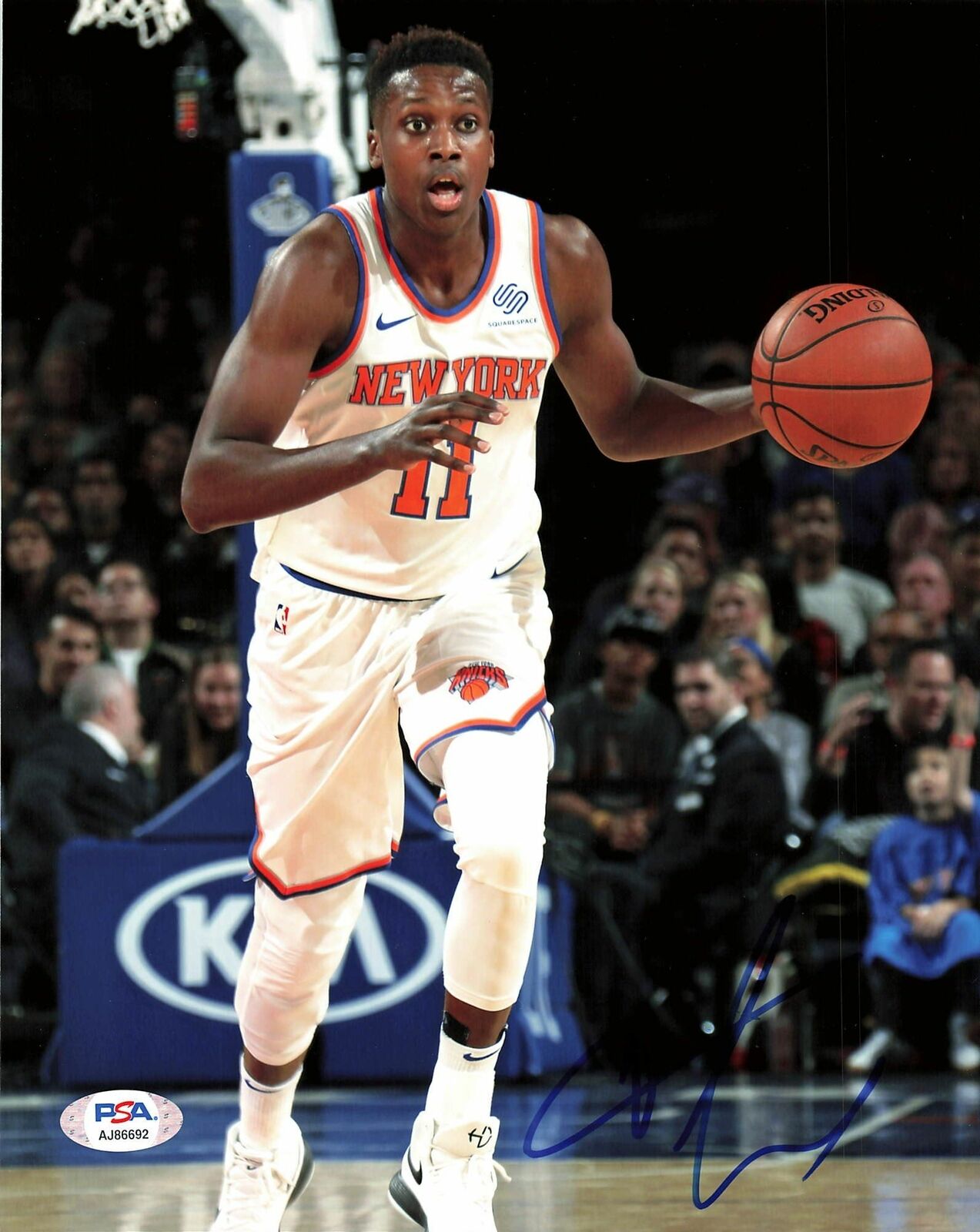 Frank Ntilikina signed 8x10 photo PSA/DNA New York Knicks Autographed