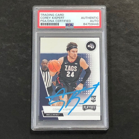 2021 Panini Chronicles Playoffs #359 COREY KISPERT Signed Card AUTO PSA Slabbed