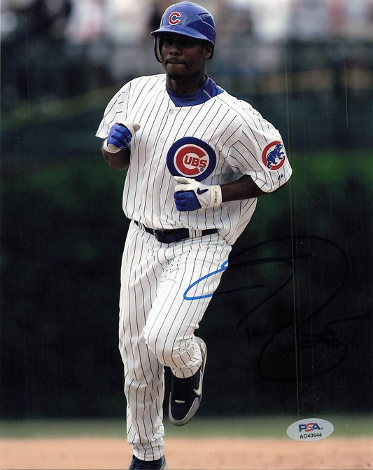 Jacque Jones signed 8x10 photo PSA/DNA Chicago Cubs Autographed