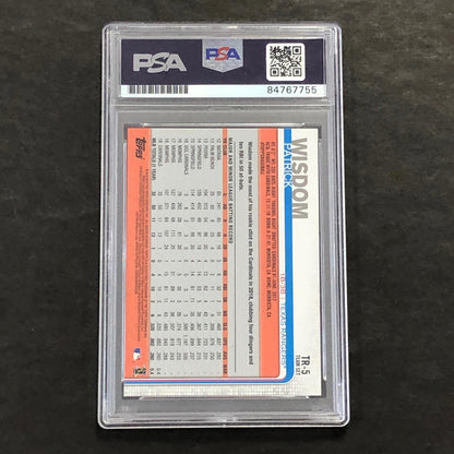 2019 Topps Team Edition #TR-5 Patrick Wisdom Signed Card AUTO PSA Slabbed Ranger
