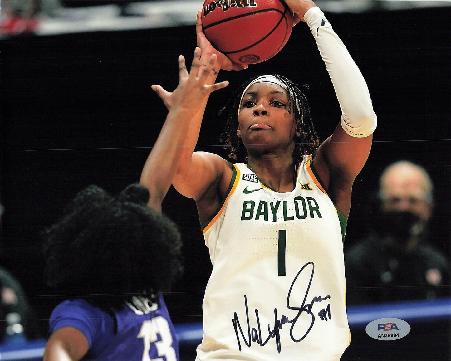 NALYSSA SMITH signed 8x10 photo PSA/DNA Baylor Autographed