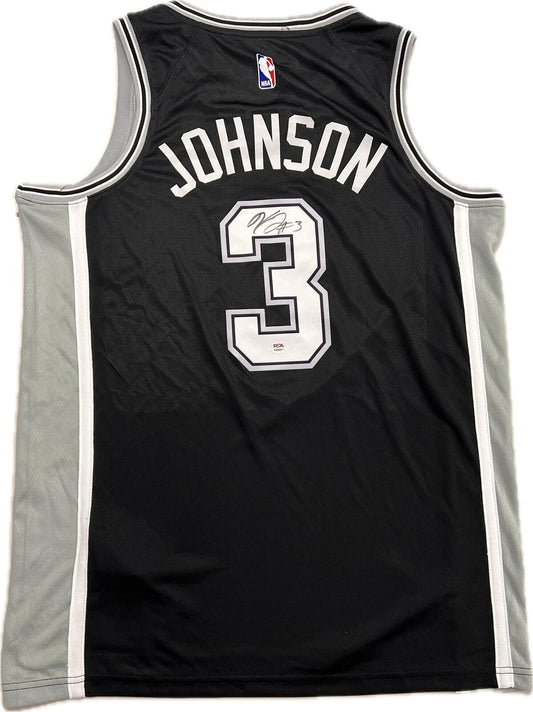 Keldon Johnson signed jersey PSA San Antonio Spurs Autographed