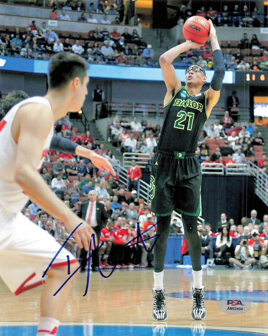 ISAIAH AUSTIN signed 8x10 photo PSA/DNA Baylor Autographed