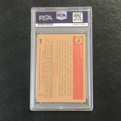 2005-06 Topps 1952 Style #156 Sean May Signed Card AUTO PSA/DNA Slabbed Bobcats