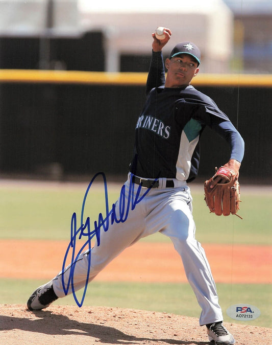 TAIJUAN WALKER signed 8x10 photo PSA/DNA Seattle Mariners Autographed