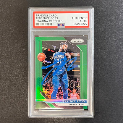 2018-19 Panini Prizm #149 Terrence Ross Signed Card AUTO PSA Slabbed Magic