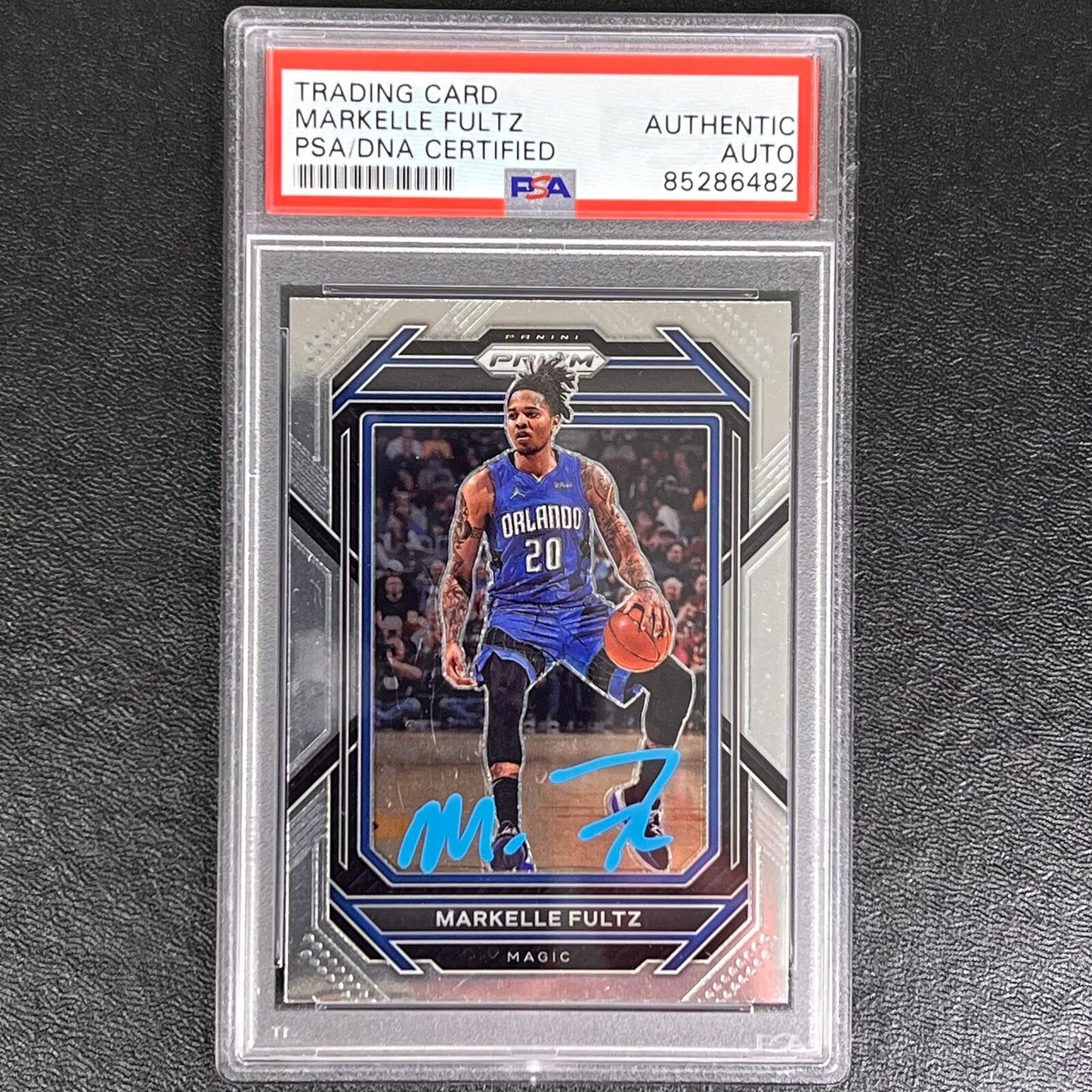 2022-23 Panini Prizm #174 MARKELLE FULTZ Signed Card AUTO PSA Slabbed Magic