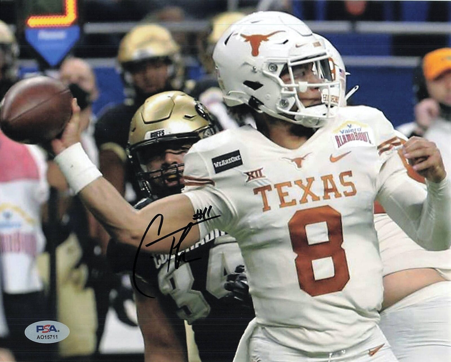 CASEY THOMPSON signed 8x10 photo PSA/DNA Texas Longhorns Autographed