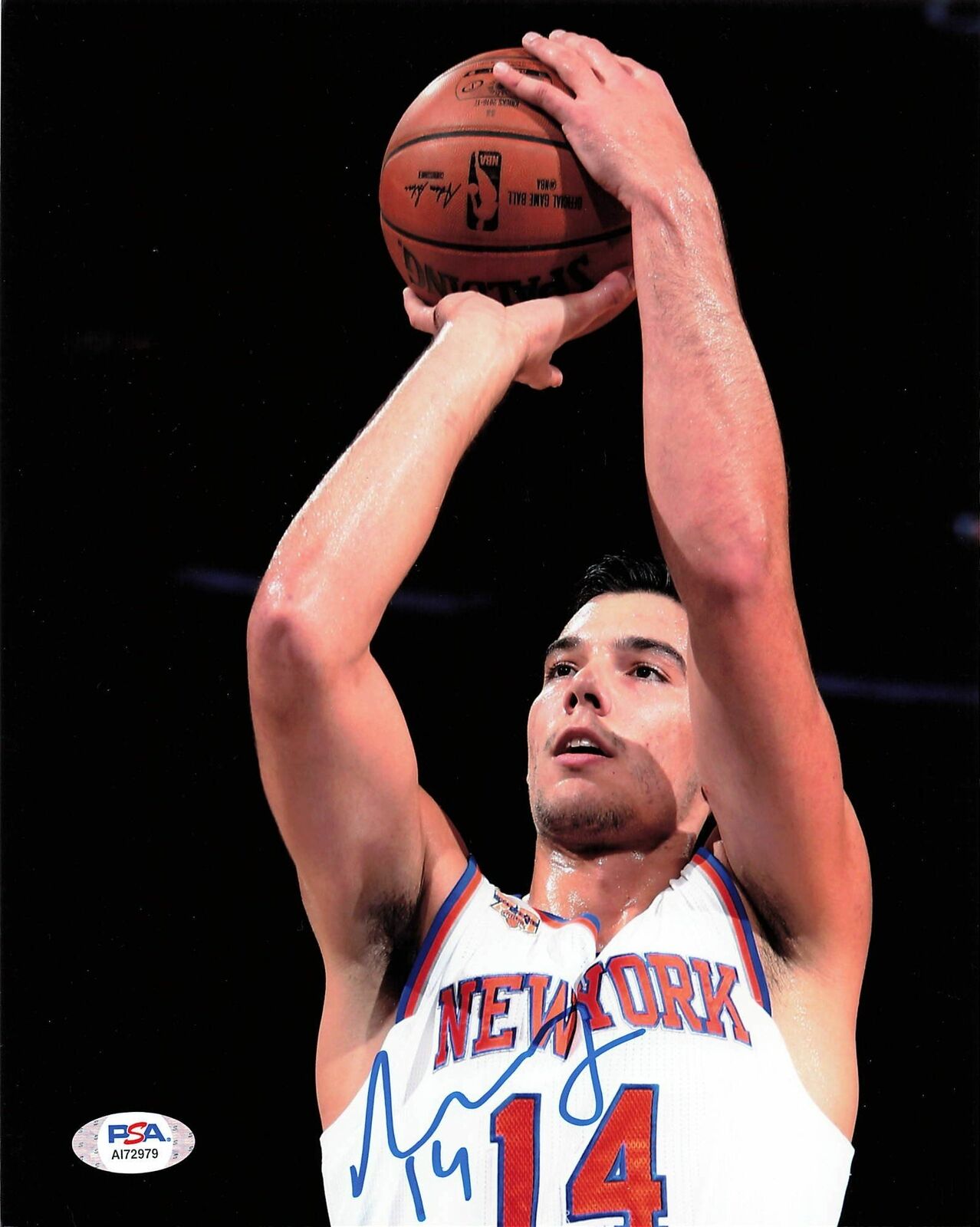 WILLY HERNANGOMEZ signed 8x10 photo PSA/DNA New York Knicks Autographed Jazz