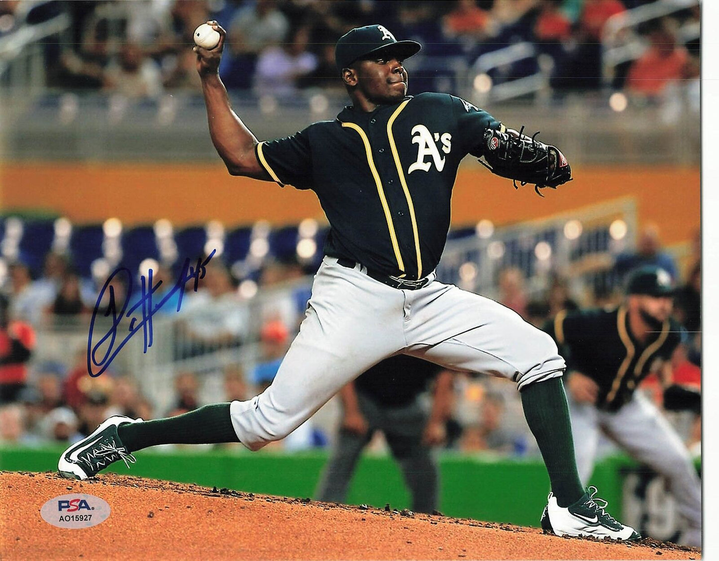 JHAREL COTTON signed 8x10 photo PSA/DNA Oakland Athletics Autographed