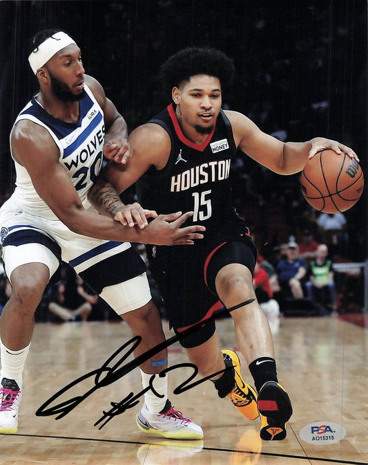 Daishen Nix signed 8x10 photo PSA/DNA Rockets Autographed