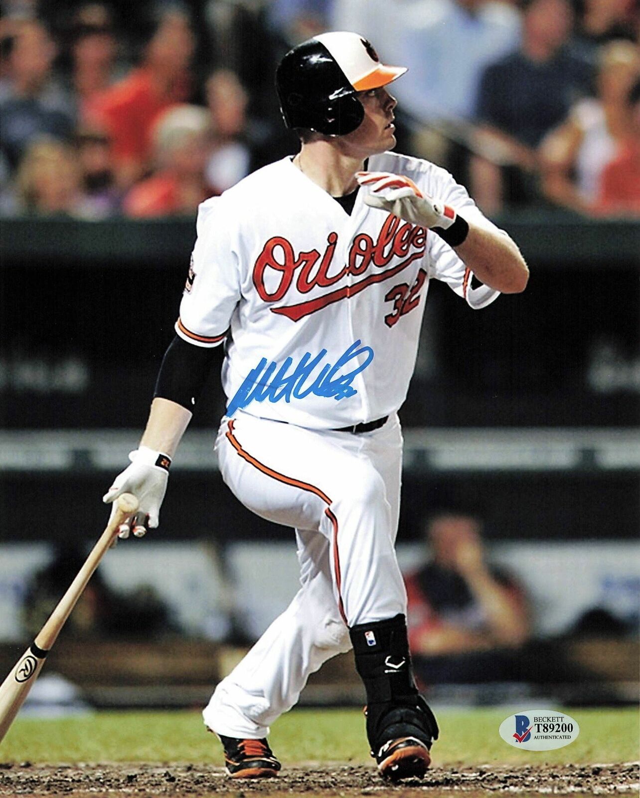 Matt Wieters signed 8x10 photo BAS Beckett Baltimore Orioles