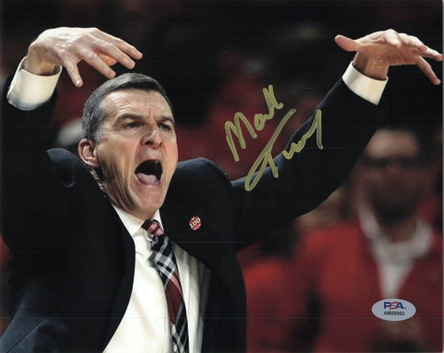 Mark Turgeon signed 8x10 photo PSA/DNA Kansas Jayhawks Autograph