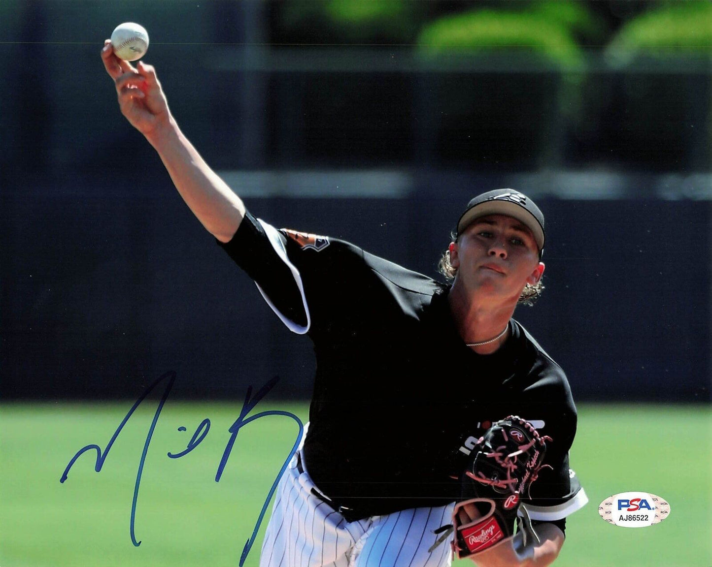 Michael Kopech signed 8x10 photo Chicago White Sox PSA/DNA Autographed