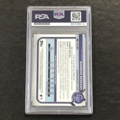 2021 Bowman Chrome #BP-46 Warming Bernabel Signed Card PSA Slabbed Auto Rockies