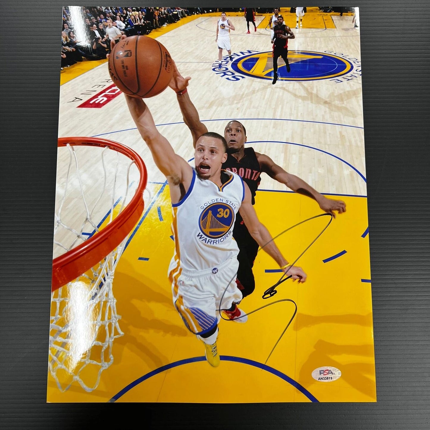 Stephen Curry signed 11x14 photo PSA/DNA Golden State Warriors Autographed