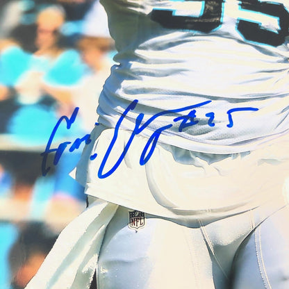 Charles Johnson signed 11x14 PSA/DNA Carolina Panthers autographed