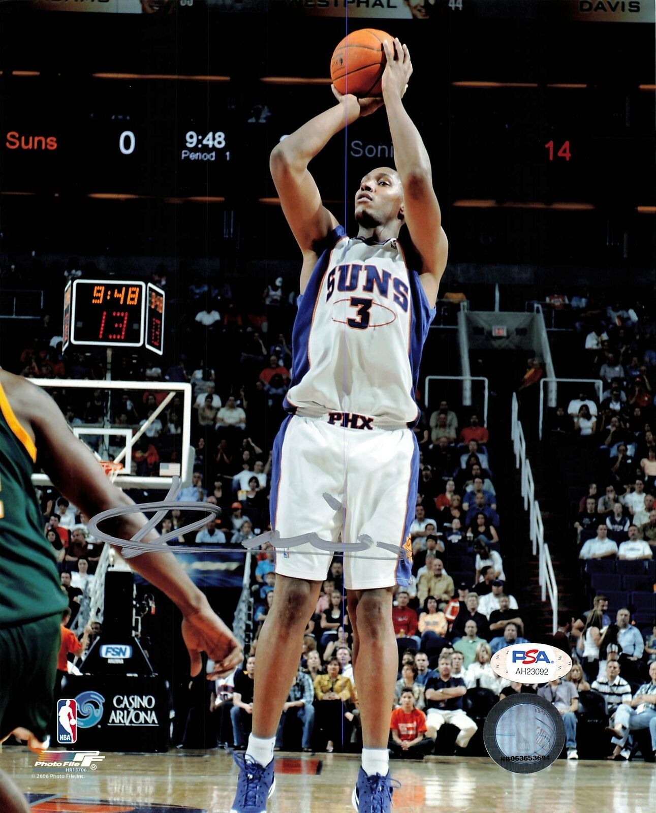 Boris Diaw signed 8x10 photo PSA/DNA Phoenix Suns Autographed