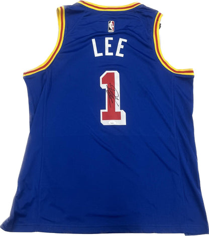 Damion Lee signed jersey PSA/DNA Golden State Warriors Autographed