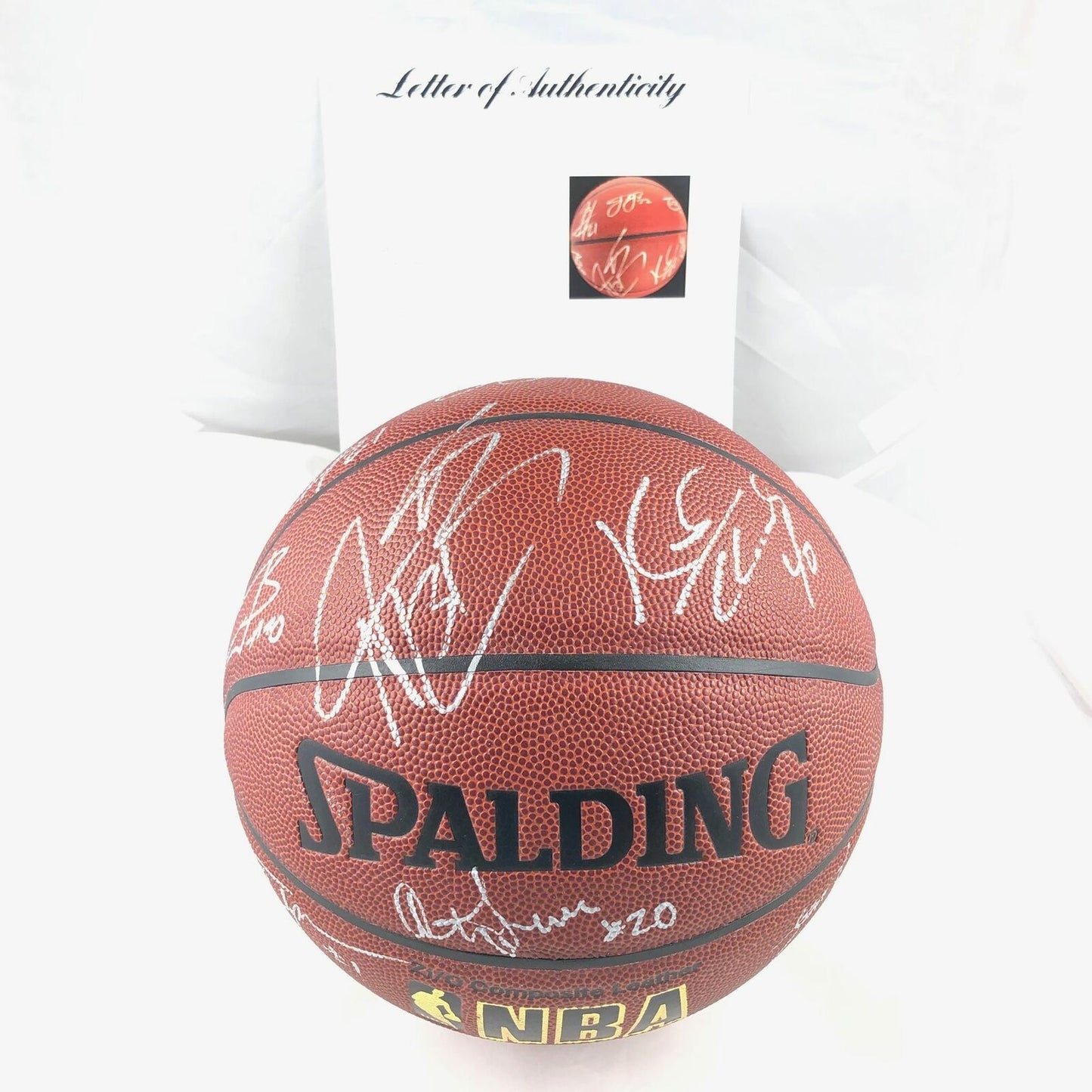 2005-2006 Phoenix Suns Team Signed Basketball PSA/DNA Autographed Nash