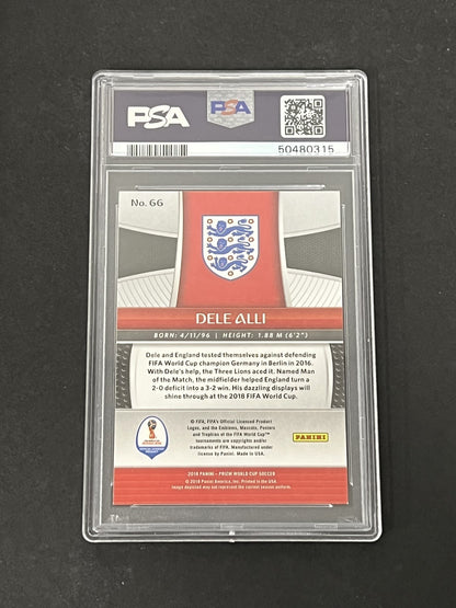 2018 Panini Prizm World Cup #66 Dele Alli PSA 8