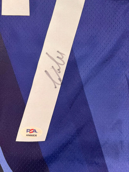 Luka Doncic signed Slovenia jersey PSA/DNA Los Angeles Lakers Autographed