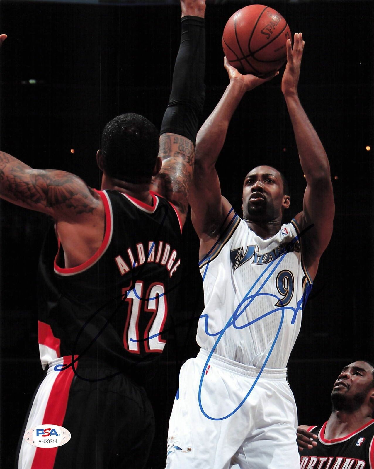 Gilbert Arenas signed 8x10 photo PSA/DNA Washington Wizards Autographed