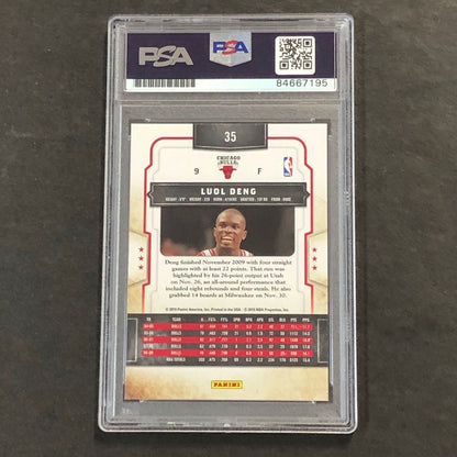 2009-10 Panini Classics #35 Luol Deng Signed Card AUTO PSA Slabbed Bulls