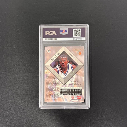 1996-97 The Score Board #22 Tony Delk Signed Card AUTO PSA/DNA Slabbed Hornets R