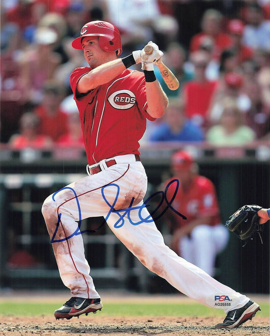 Drew Stubbs signed 8x10 photo PSA/DNA Cincinnati Reds Autographed