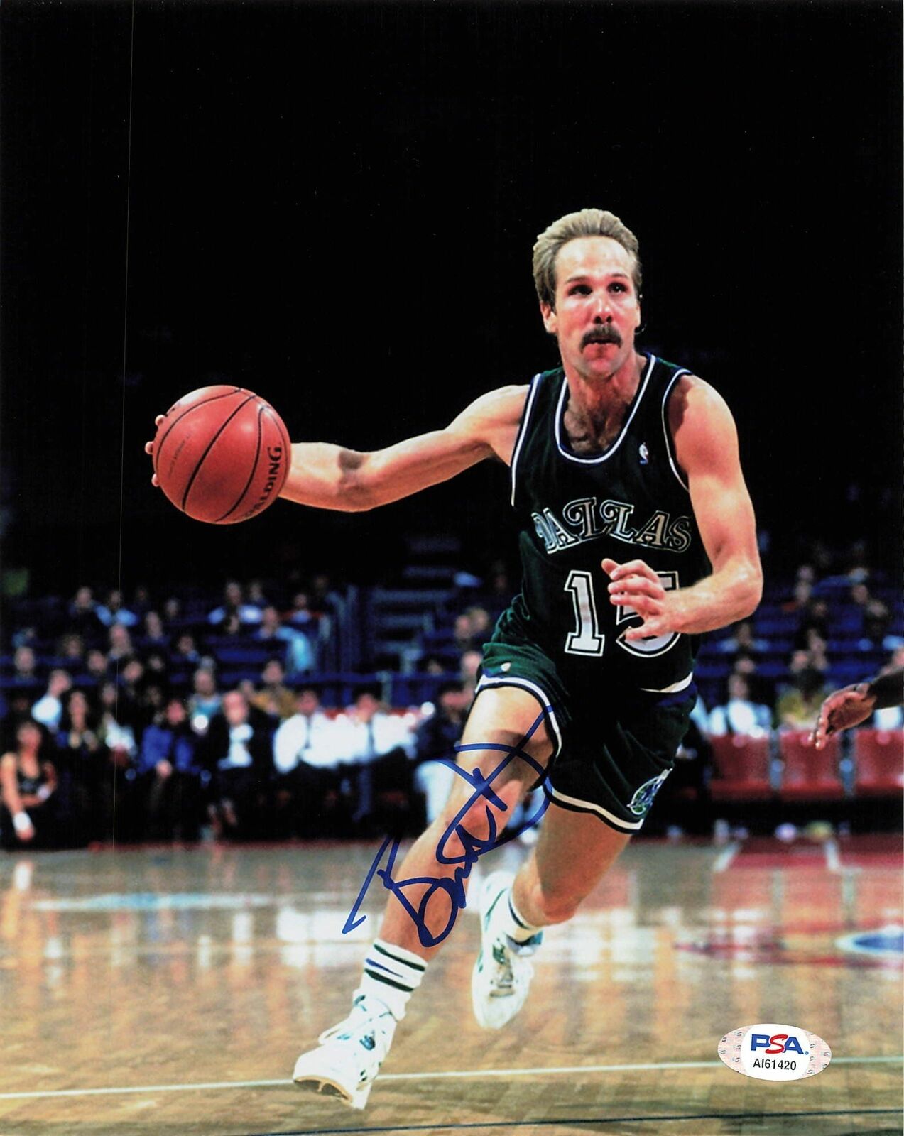 BRAD DAVIS signed 8x10 Photo PSA/DNA Dallas Mavericks Autographed