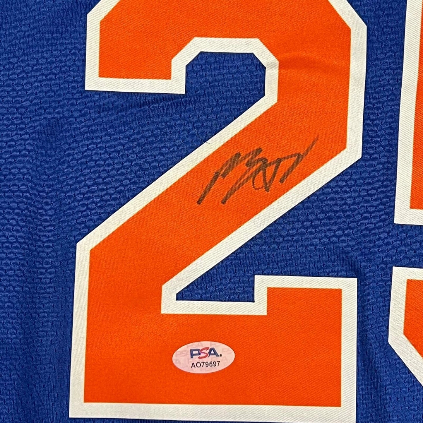 Mikal Bridges signed jersey PSA/DNA New York Knicks Autographed