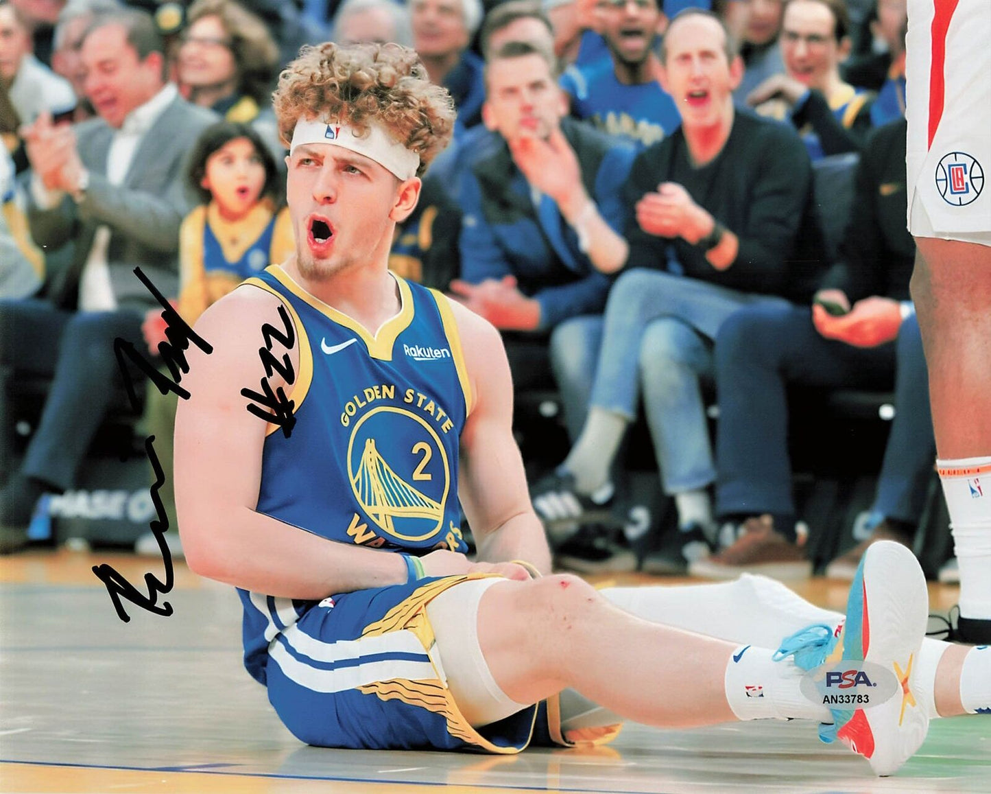 Brandin Podziemski signed 8x10 photo PSA/DNA Warriors Autographed