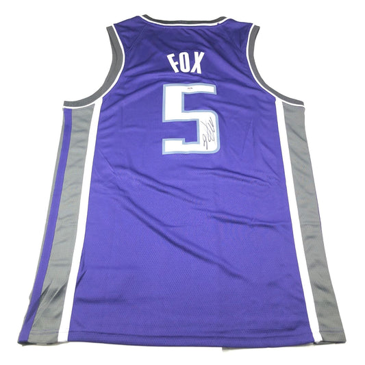 De'Aaron Fox signed jersey PSA/DNA Sacramento Kings Autographed