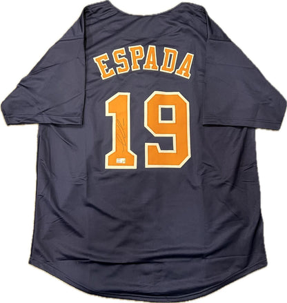 Joe Espada Signed Jersey Tristar Houston Astros Autographed