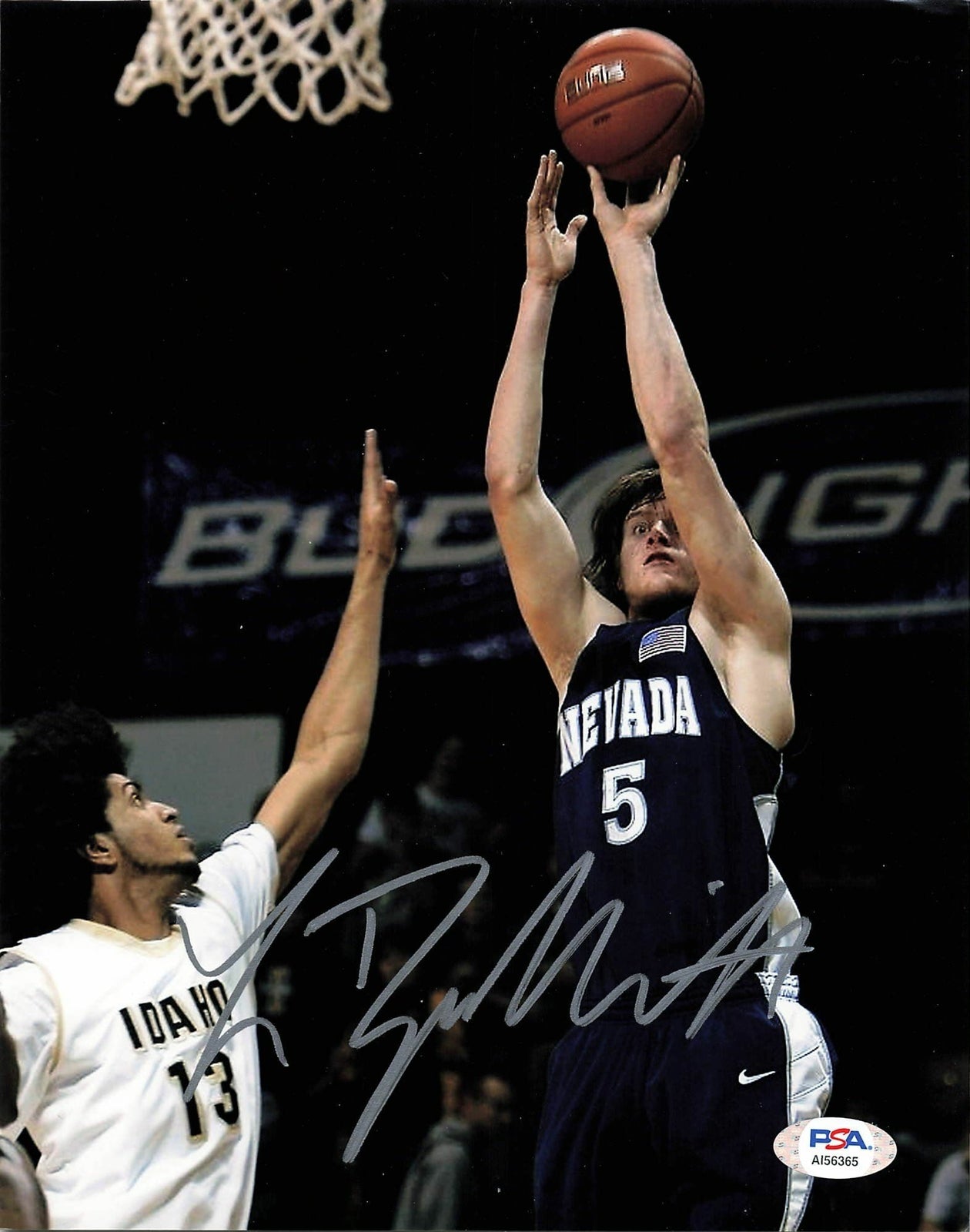 Luke Babbitt signed 8x10 photo PSA/DNA Nevada Wolf Pack Autographed