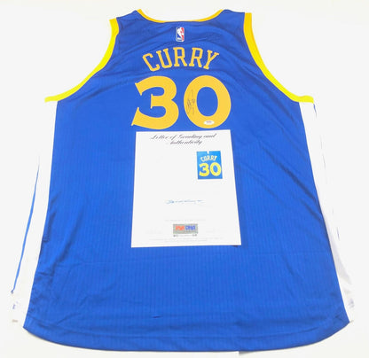 Stephen Curry signed jersey PSA/DNA Auto Grade 10 Autographed WARRIORS