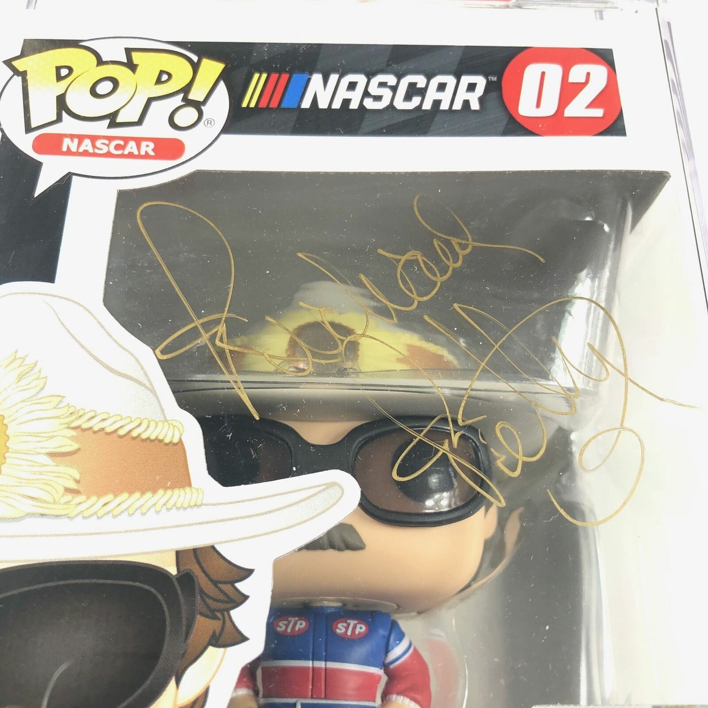 Richard Petty Signed Funko Pop #02 PSA/DNA Encapsulated Autographed Nascar