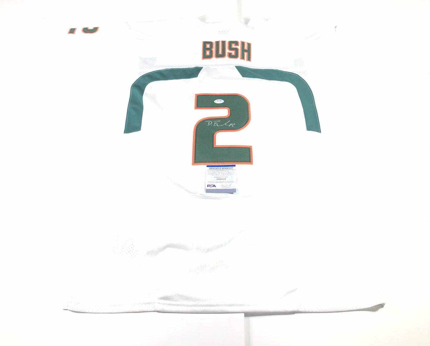 Deon Bush Signed Jersey PSA/DNA Miami Chicago Bears Autographed