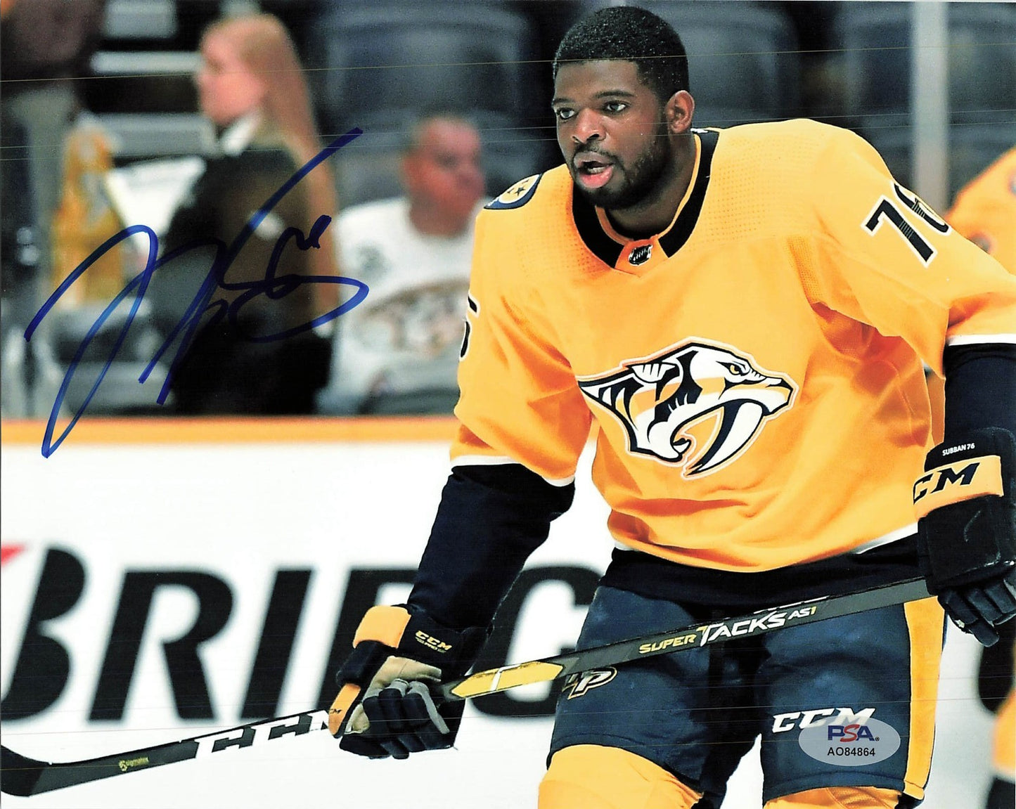 P.K. Subban Buffalo Sabres Signed 8x10 Photo