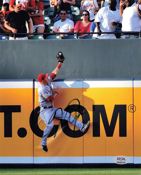 Mike Trout signed 8x10 photo PSA/DNA Los Angeles Angels Autographed