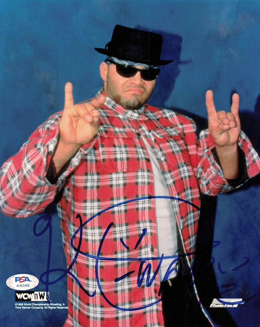Konnan Charles Ashenoff signed 8x10 photo PSA/DNA COA WWE Autographed Wrestling