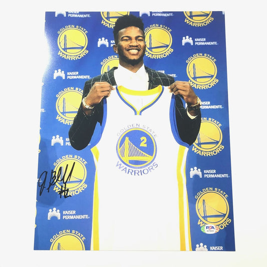 Jordan Bell signed 11x14 Photo PSA/DNA Golden State Warriors Autographed