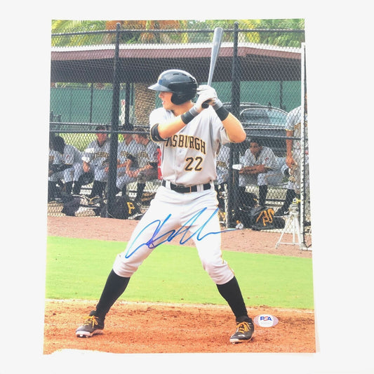 Austin Meadows signed 11x14 photo PSA/DNA Pittsburgh Pirates Autographed